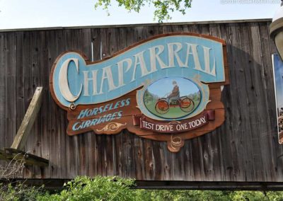 Chaparral Cars sign