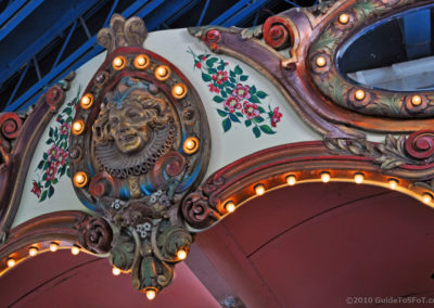 Silver Star Carousel hand-carvings