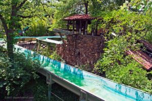 Sections of both flumes