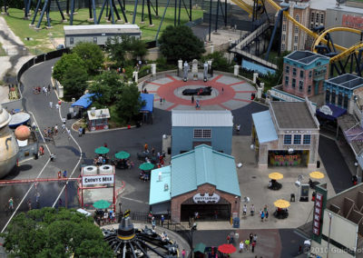 Aerial view of Gotham City