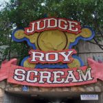 Judge Roy Scream entrance sign