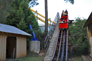 Mini Mine Train lift hill