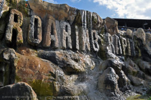 Roaring Rapids entrance sign