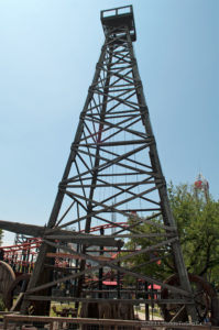 Boomtown oil rig theming