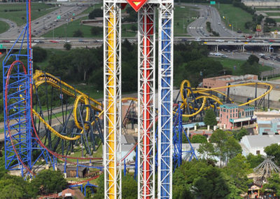 Superman Tower of Power aerial view