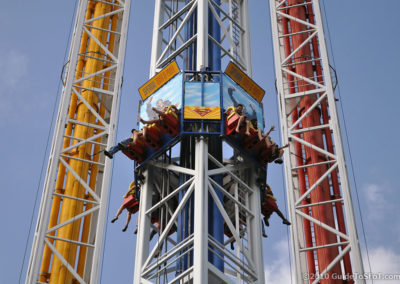 Superman Tower of Power ride vehicle