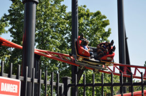 Speeding turning car on Pandemonium