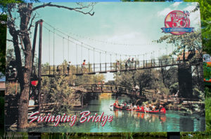Swinging Bridge at Six Flags over Texas