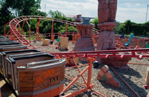 Wile E Coyote roller coaster