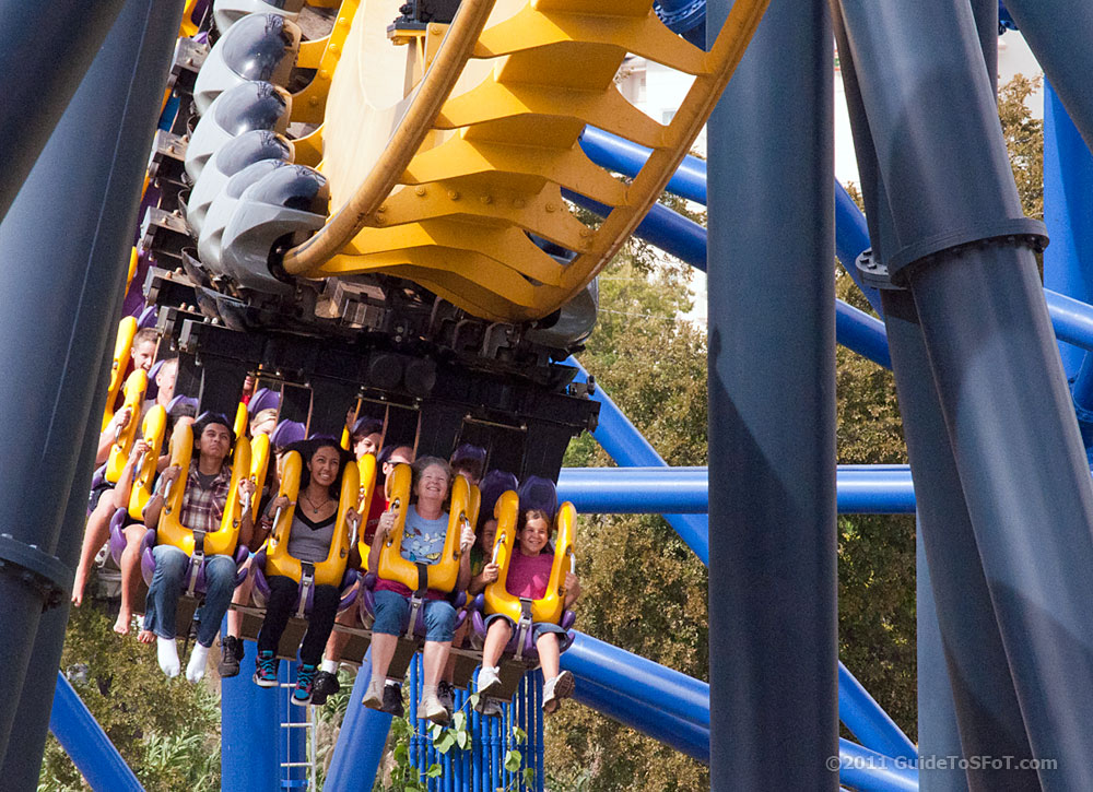 Batman the Ride Roller Coaster - Guide to Six Flags over Texas