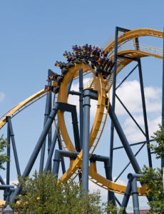Batman the Ride vertical loop