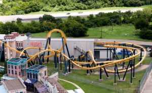 Second half of Batman the Ride