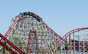 New Texas Giant overbanked turn