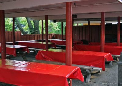 Dining Area for Bubba's Hot Dogs