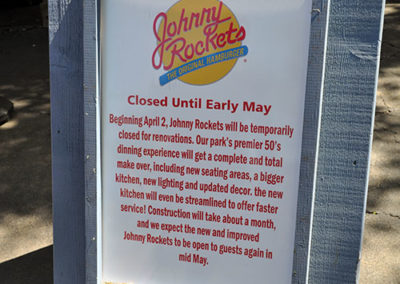 Johnny Rockets closure