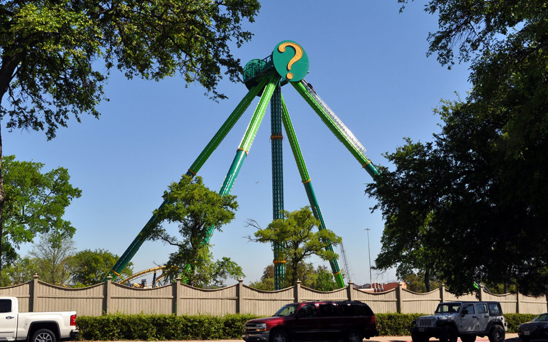 Riddler Revenge at Six Flags over Texas