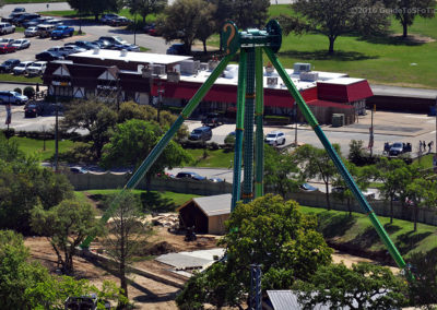 Riddler Revenge construction at Six Flags over Texas