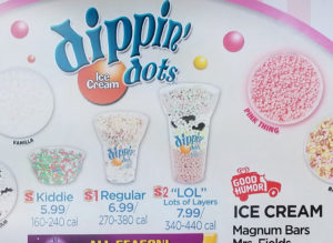 Pink Thing Dippin' Dots Ice Cream