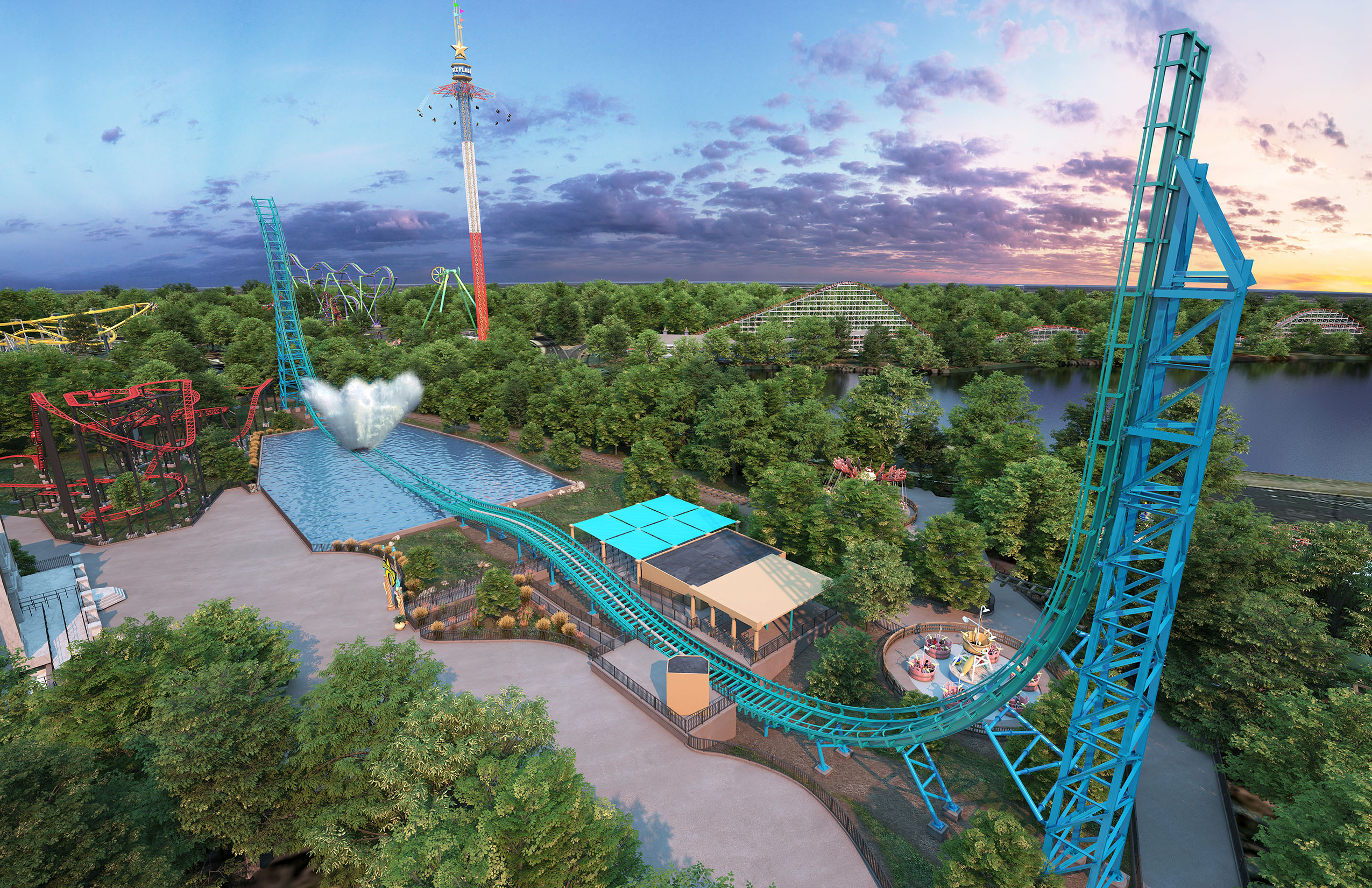 Six Flags over Texas Announces 2020 Attraction — Aquaman: Power Wave ...