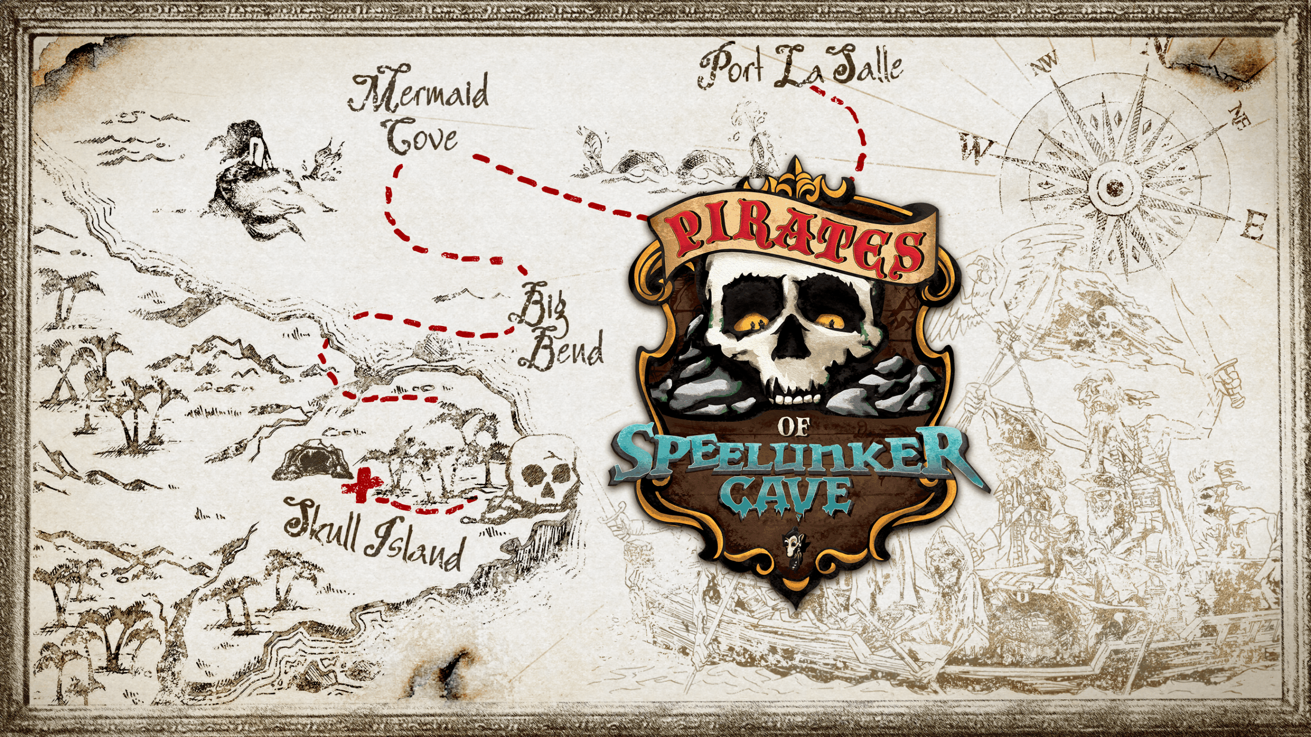 Pirates of Speelunkers Cave logo