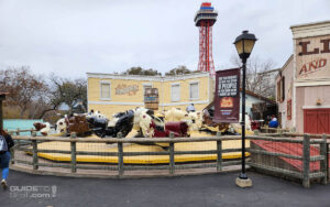 Rodeo ride at Six Flags