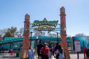 Aquaman Power Wave entrance