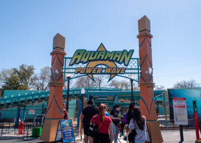 Aquaman Power Wave entrance