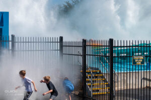 Aquaman Power Wave splash zone