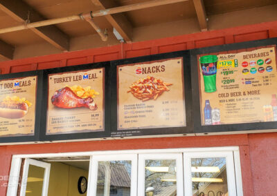 Bubba's Texas Giant Hot Dogs menu