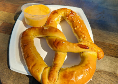 Pretzel and Beer Cheese at Oktoberfest