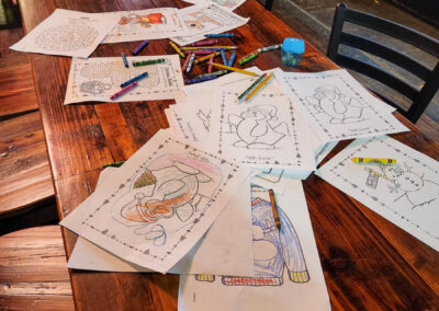 Crazy Horse Saloon coloring for kids