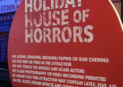Holiday House of Horrors attraction