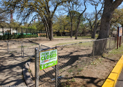 Picnic Area Update Sign