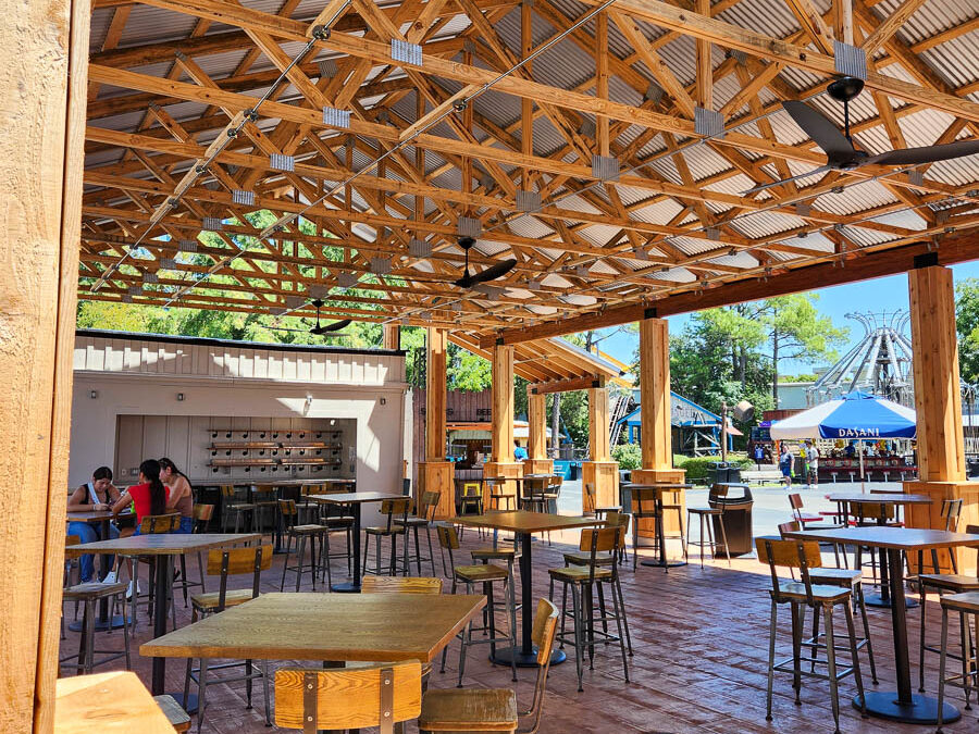 Boomtown Bar completed structure