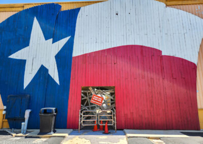 Haunted house entrance in Texas Arena