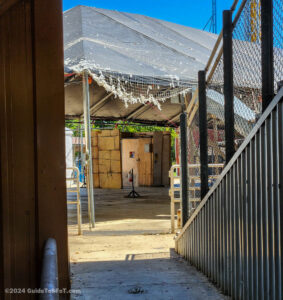 Haunted houses under construction in Texas Arena