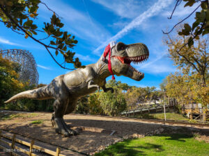 Dino Off Road Adventure with Holiday in the Park overlay