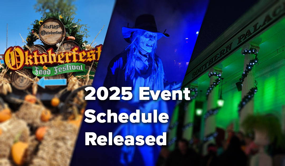 2025 Event Schedule Released