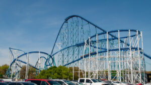Titan's new paint scheme as viewed from parking lot