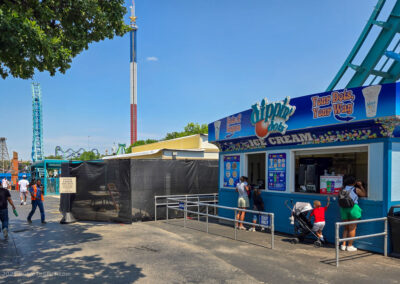 New drink station near Aquaman Power Wave