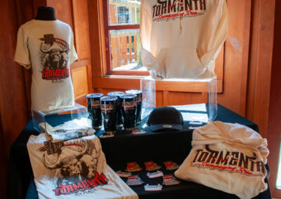 Various merchandise for Tormenta