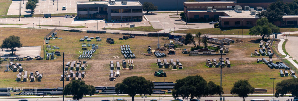Off-Site Tormenta Track and Supports Staging Area