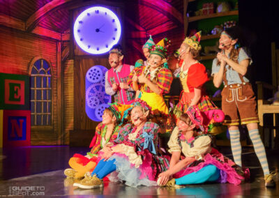 Tinker's Toy Factory show at Six Flags over Texas during Holiday in the Park