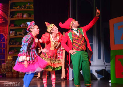 Tinker's Toy Factory show at Six Flags over Texas during Holiday in the Park