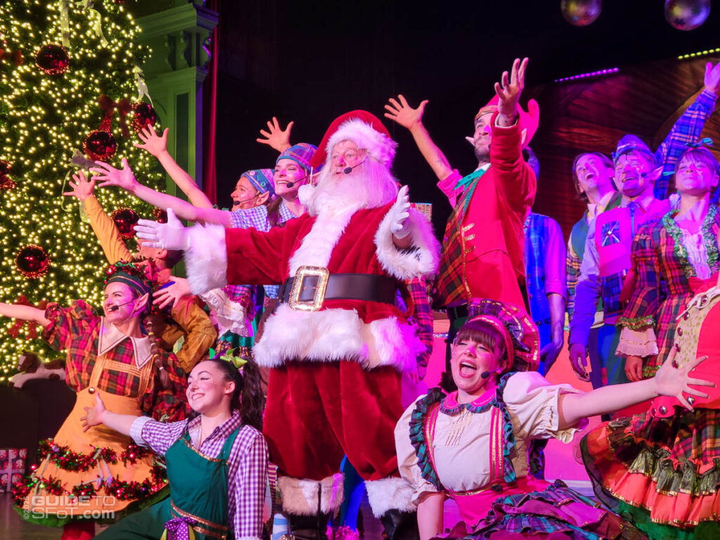 Tinker's Toy Factory show at Six Flags over Texas during Holiday in the Park