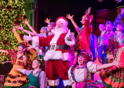 Tinker's Toy Factory show at Six Flags over Texas during Holiday in the Park