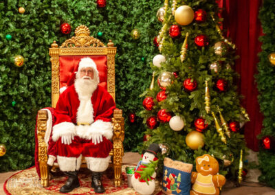 Santa at St. Nick's Pics during Holiday in the Park