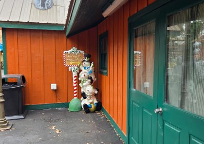 Renovated building across from Bubba's Hot Dogs