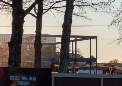 Tormenta station framework going up