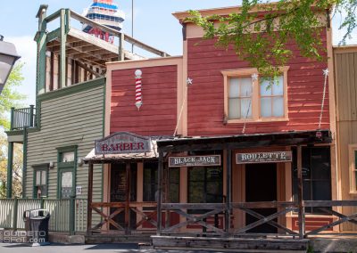Texas buildings prior to restoration in early 2025